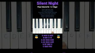 Silent Night Piano Tutorial shorts silentnight piano tutorial music song christmas jesus yt [upl. by Peregrine160]