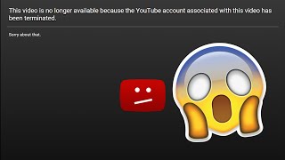 YOUTUBE DELETED ME [upl. by Cowie783]