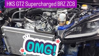 HKS Supercharger on a new BRZ ZC8 [upl. by Kylen]