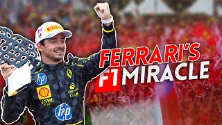 Charles Leclerc’s F1 MIRACLE in MONZA [upl. by Uolyram]