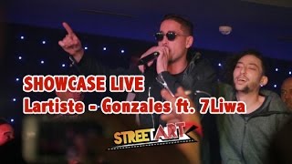 Showcase live AMSTRONG Lartiste  Gonzales ft 7Liwa  StreetART [upl. by Nnalyrehs]