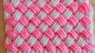 Puntos Tejidos a Crochet Muestra 15 Tutorial Paso a Paso [upl. by Handel]