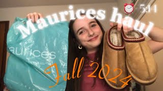 Maurices haul  Fall 2024  🎃Alice Jane🎃 [upl. by Fisuoy]