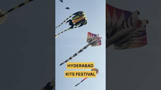 Hyderabad’s International Kite Festival 🪁 Parade Grounds Sankranthi hyderabad shorts kite [upl. by Adnor]