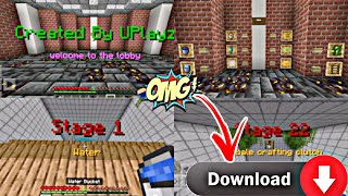 Minecraft pe MLG map download in Hindi 2022 [upl. by Noissap]