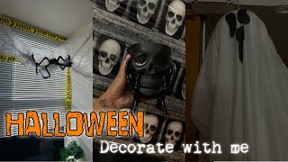 Decorate my dorm room with me HALLOWEEN EDITION [upl. by Jenesia]