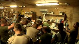 Navy Hospital Corpsmen Help Care for Marines in Afghanistan [upl. by Anela977]