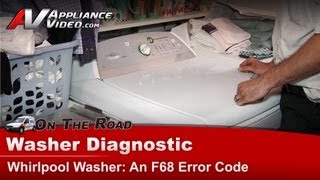 Whirlpool Washer Repair  An F68 Error Code  Main Control [upl. by Ennaitsirhc591]