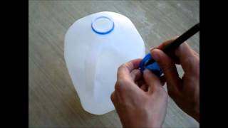 How To Upcycle a Milk Jug into a Watering Can [upl. by Michon228]