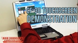 Touchscreen Demo Panasonic Toughbook CF30 [upl. by Ardnala]