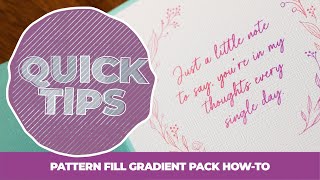 How To Add Gradients To Shapes and Captions in Cricut Design Space [upl. by Hassett]