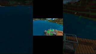 MINECRAFT WORKING BOAT shorts minecraft youtubeshorts [upl. by Pelmas866]