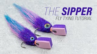 The Ultimate Topwater Fly  Sipper Fly Tying Tutorial [upl. by Nyrehtak]