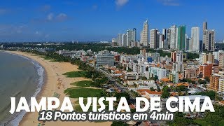 João Pessoa Vista de Cima  18 lugaresPontos Turísticos em 4min  Vídeo especial de 433 anos [upl. by Abert]