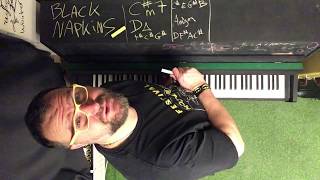 Black Napkins on piano  different key  two chords [upl. by Cheung]