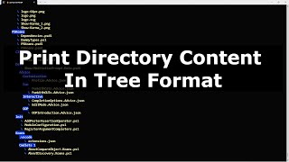 Write powershell script to print directory content in tree format powershell scripting devlog [upl. by Nylcoj]