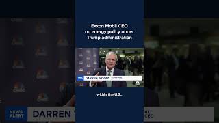 Exxon Mobil CEO on energy policy under Trump administration [upl. by Tnafni]