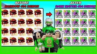 GILA Habiskan Robux Demi Full Team Dark Matter Mythical 404 Demon Di Pet Simulator X [upl. by Burkhart]