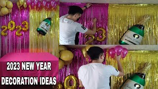 DIY NEW YEAR 2023 DECORATION IDEAS AT HOME  VIVA MAGENTA THEME FOR YEAR 2023  Rex Montalbo [upl. by Shurwood]