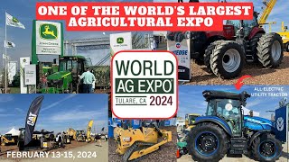 2024 WORLD AG EXPO ONE OF THE WORLDS LARGEST AGRICULTURAL SHOW FEB 2024 IN TULARE CALIFORNIA [upl. by Ahsekram]