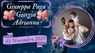 Giuseppa amp Paga  03 Novembre 2024 [upl. by Iadahs]