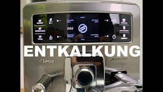 Kaffeeautomat Saeco Xelsis EVO Entkalkung HD 8954 [upl. by Argyle806]