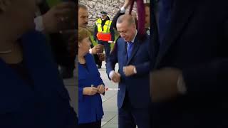 Cumhurbaşkanı Erdoğan Angela Merkel’e Fake Atıyor shorts [upl. by Volpe]