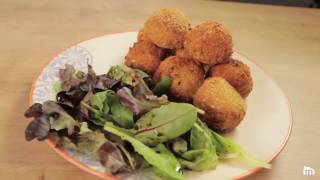 Croquette de pommes de terre mortadelle et mozzarella [upl. by Willtrude]