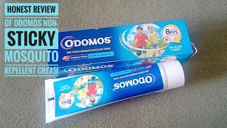 Honest Review of Odomos NonSticky Mosquito Repellent Cream [upl. by Assiruam]