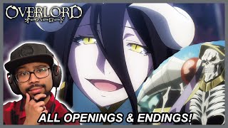 SHOULD I WATCH OVERLORD  First Time Reaction to ALL Overlord Openings amp Endings 14 [upl. by Artined759]