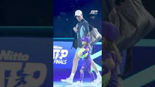 La piccola Francesca scopre che accompagnerà Jannik Sinner in campo alle ATP Finals 2024 🦊❤️🥲 [upl. by Vogeley]