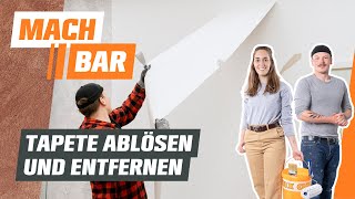 Tapete ablösen und entfernen  OBI [upl. by Iy]