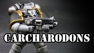 How to paint Carcharodons Space Marines [upl. by Senaj]