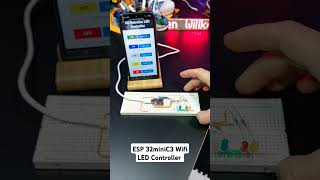 Wifi led controller mit esp32 mini c3 ardukno esp32mini led arduino [upl. by Goodhen20]