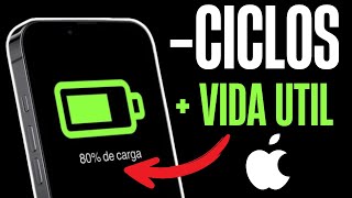 🔋¿Cómo tener MENOS ciclos en iPhone CUIDA tu BATERIA al MAXIMO [upl. by Halilad]