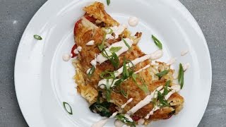 Stuffed Hash Brown Omelette [upl. by Navoj]