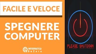 Come spegnere il PC ad una certa ora [upl. by Kernan]