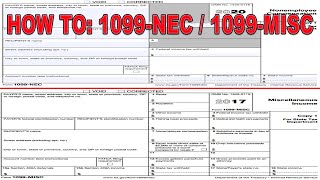 How To File 1099 NEC and 1099 MISC explain very very very InDepth Tutorial [upl. by Tymon]