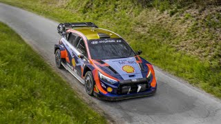 WRC Croatia Rally 2023  Neuville Test Action in Hyundais i20N Rally1 [upl. by Nawaj371]