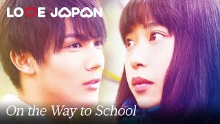 On the Way to School  Full Japanese Romantic Movie ENG SUB [upl. by Quillon]