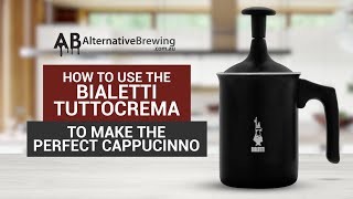 How to Use the Bialetti Tuttocrema Milk Frother [upl. by Eiraminot]