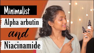 Minimalist  alpha arbutus amp niacinamide review 😱 unsponsored review [upl. by Lenoj]