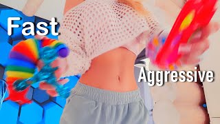 FAST amp AGGRESSIVE ASMR⚡️ CHAOTIC LOFI TRIGGERS FOR MAX TINGLES [upl. by Esme39]