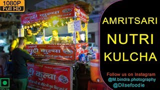 Delhis Best Nutri Kulcha At Vijay Nagar [upl. by Karlee594]