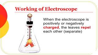 Electricity Electroscope Class 8 Science [upl. by Pruchno]