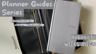 how i use my mental health planner  hobonichi weeks mega [upl. by Llehcear]