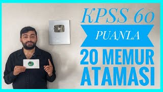 KPSS 60 PUANLA MÜLAKATSIZ 20 MEMUR ALIMI TARSUS ÜNİVERSİTESİ PERSONEL ALIMI ONLİNE BAŞVURU [upl. by Colan]