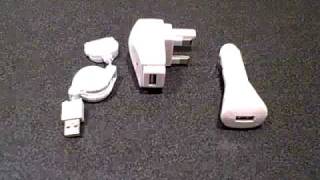 3 in 1 Car  Wall  Data Cable Kit For iPod [upl. by Weisberg]