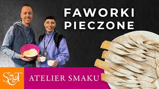 Faworki pieczone  wegańskie i bezglutenowe  Atelier Smaku 526 [upl. by Adallard987]