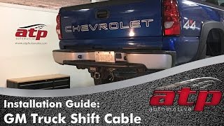 How to Remove amp Install a Shift Cable on Chevy Silverado or GMC Sierra Truck [upl. by Nitsu]